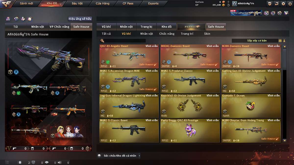 shop acc cf uy tin gia re